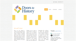 Desktop Screenshot of doorstohistory.org